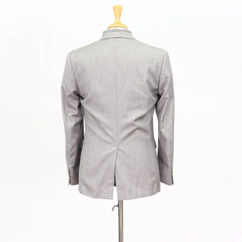 Perry Ellis 38R Gray HB 2-Button Sport Coat Blazer Jacket T196